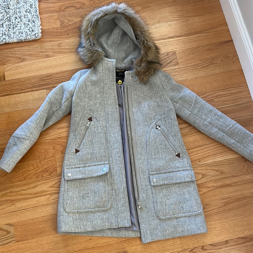 Beautiful Italian JCrew coat, like new condition